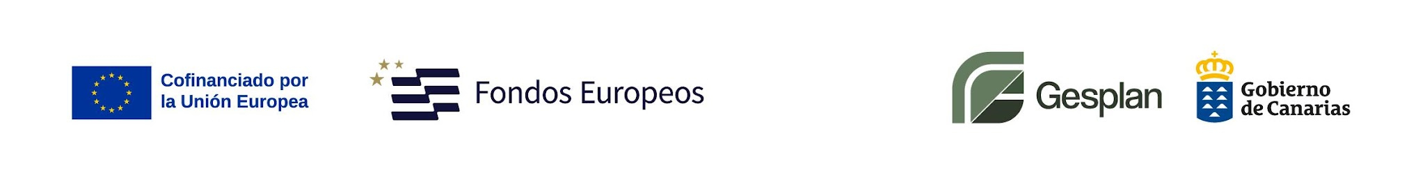 Cofinanciado por la Unión Europea. Fondos Europeos. Gesplan. Gobierno de Canarias.